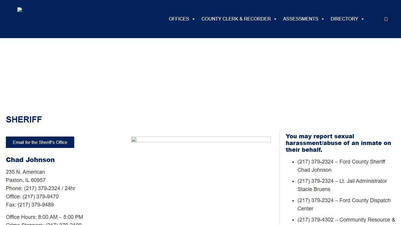 Sheriff - Ford County Illinois